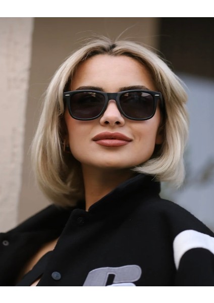 Klasik Kemik Siyah Unisex Güneş Gözlüğü