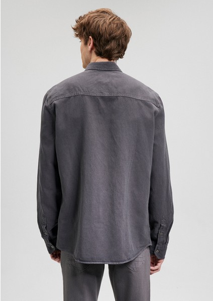 Keten Karışımlı Antrasit GÖMLEK0211293-85309 fırsatları