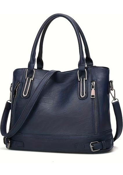 Tcherchı Vintage Askılı Tote Çantası, Retro Omuz Hobosu (Yurt Dışından)