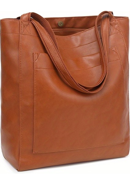 Tcherchı Vintage Büyük Kapasiteli Tote Çantası (Yurt Dışından)