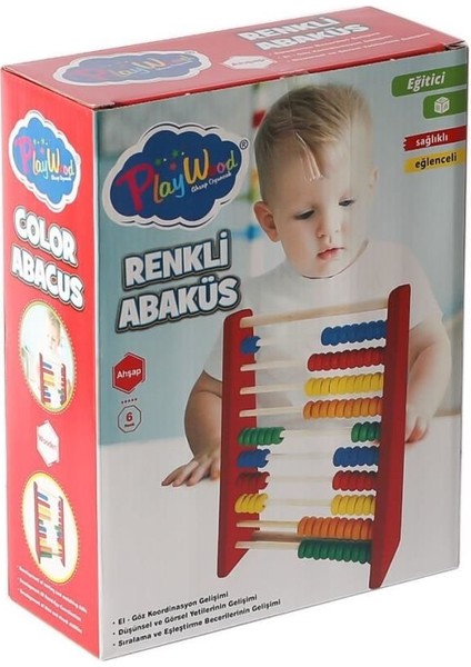 ONY-399 Ahşap Renkli Abaküs -Onyıl