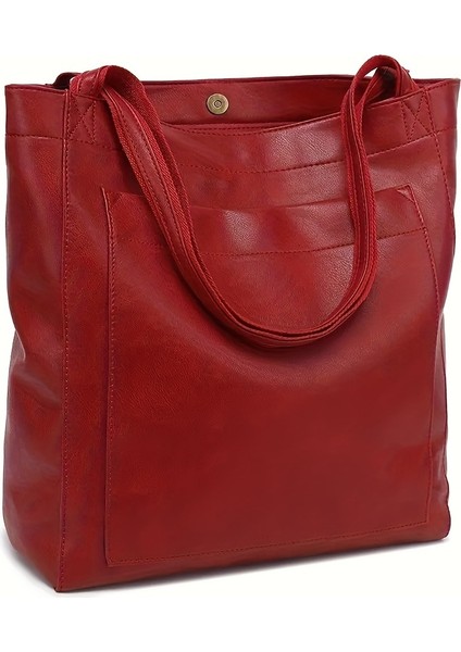 Tcherchı Vintage Büyük Kapasiteli Tote Çantası (Yurt Dışından)