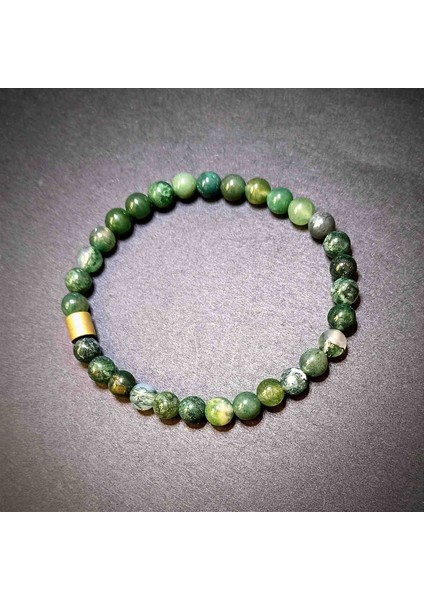 Akik Koyu Yeşil 6 mm Erkek Model Doğal Taş fiyatları