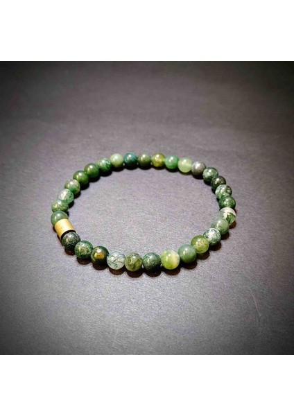 Akik Koyu Yeşil 6 mm Erkek Model Doğal Taş modelleri