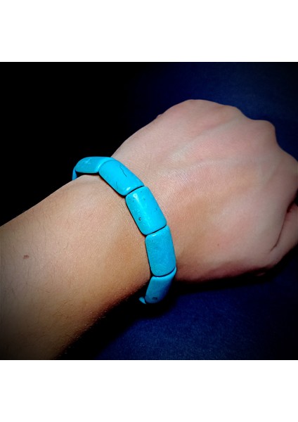 Turkuaz Firuze Rolex Model Doğal Taş Bileklik modelleri