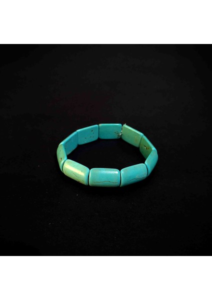 Turkuaz Firuze Rolex Model Doğal Taş Bileklik indirimleri