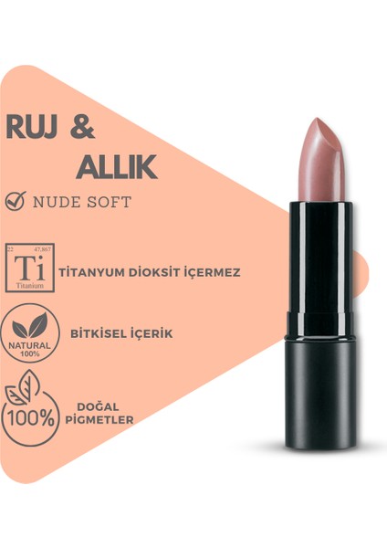 Bitkisel İçerikli Doğal Ruj Allık 5 gr