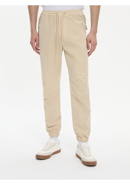 Erkek Fit Jogger Bel Bej Pantolon fiyatları