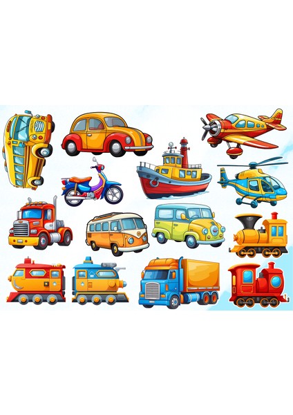 1-4 Yaş Ilk Magnet Puzzle (Taşıtları Tanıyorum) fırsatları