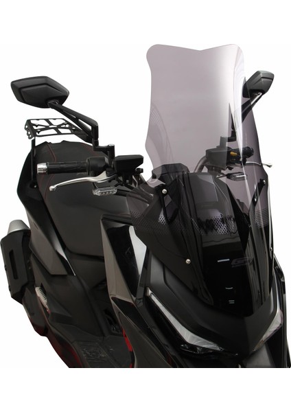 Kymco KRV 200 2023 Uyumlu Ön Cam Füme 74 cm modelleri