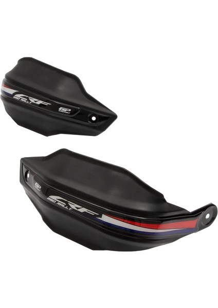 Honda CRF250 Rally 2023-2024 Uyumlu Plastik Elcik Koruma Siyah