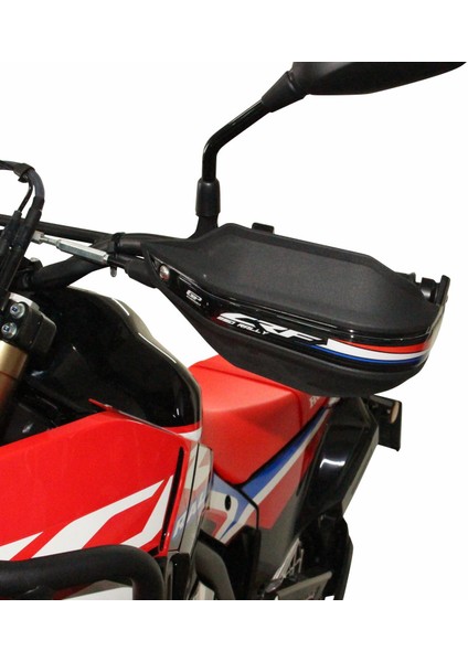 Honda CRF250 Rally 2023-2024 Uyumlu Plastik Elcik Koruma Siyah
