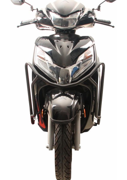 Honda Activa 2023-2024 Uyumlu Motor Koruma Demiri Siyah