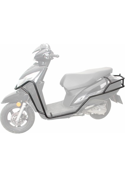 Honda Activa 2023-2024 Uyumlu Motor Koruma Demiri Siyah