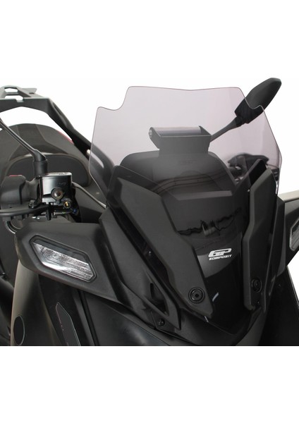 Yamaha XMAX 250 2024 Uyumlu Spor Ön Cam Füme 40 cm fırsatları