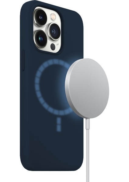 Buff iPhone 15 Pro Magsafe Rubber Fit Blue