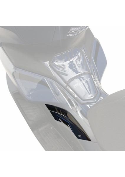 Honda PCX 125 2021-2024 Uyumlu Yan Ayak Pad Mavi