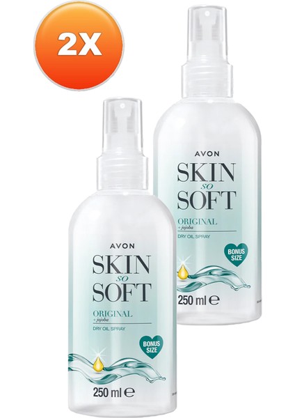 Skin So Soft Kuru Yağ Vücut Spreyi İkili Set 250 ml