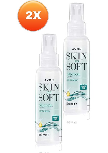 Skin So Soft Kuru Yağ Vücut Spreyi İkili Set 100 ml