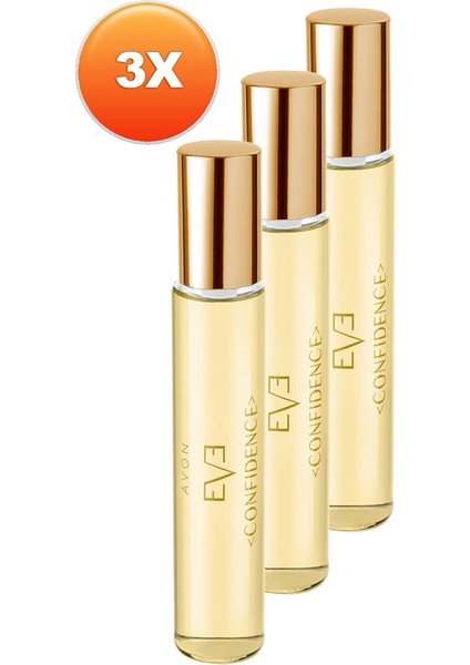 Eve Confidence Kadın Parfüm EDP Üçlü Set 10 ml