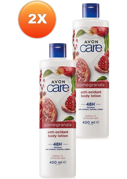 Care Nar Özü Içeren Antioksidan Nemlendirici Vücut Losyonu İkili Set 400 ml