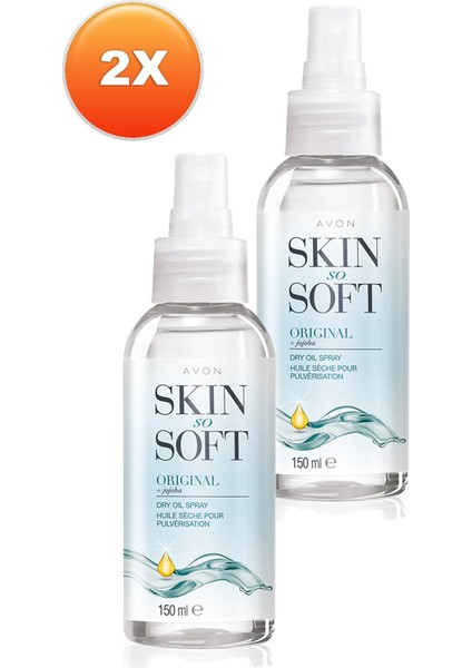 Skin So Soft Kuru Yağ Spreyi İkili Set 150 ml