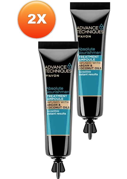 Advance Techniques Argan Yağı Içeren Besleyici Saç Serumu 15 ml İkili Set