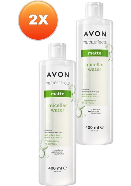 Nutra Effects Mat Micellar Makyaj Temizleme Suyu İkili Set 400 ml