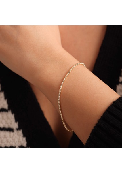 Sarı Altın Dorika Bileklik Itay