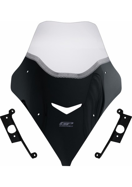SYM Jet X 125 2022-2024 Uyumlu Kısa Ön Cam Şeffaf 56 cm