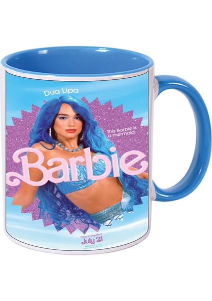 Dua Lipa Barbie Tasarımlı Porselen Kupa Bardak