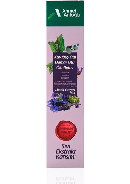 Karabaş, Damar Otu, Okaliptus Sıvı Ekstraktı 225 ml