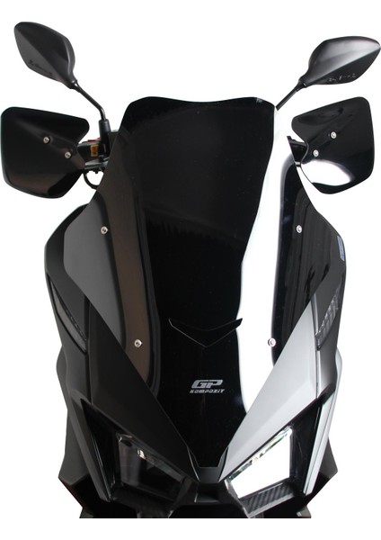 SYM Jet X 125 2022-2024 Uyumlu Kısa Ön Cam Siyah 56 cm fiyatları