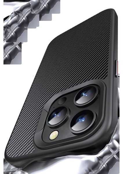 iPhone 14 Pro Max Kılıf Dart Karbon Fiber Armor Shockproof Kapak