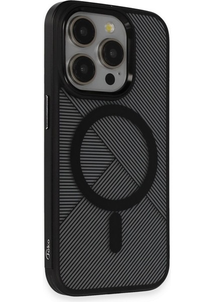 iPhone 14 Pro Max Kılıf Vito Magsafe Desenli Shockproof Kapak