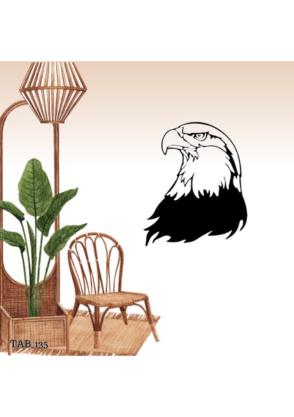 Kartal Figürlü Ahşap Tablo