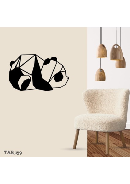 Panda Figürlü Ahşap Tablo fiyatları