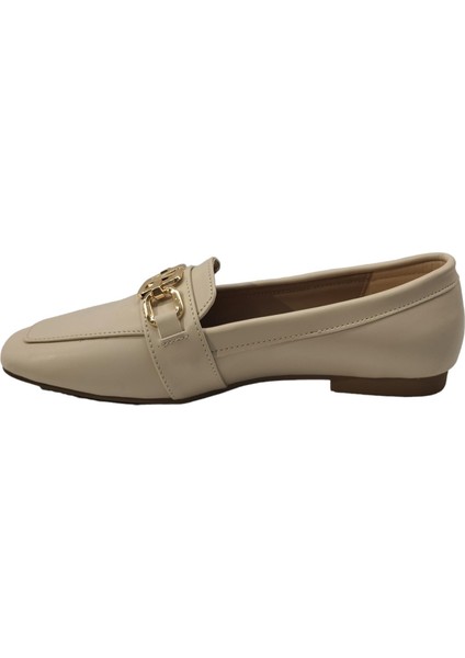 5551221Z Kare Burun Hafif Rahat Taban Toka Detaylı Günlük Kadın Babet Ayakkabı fiyatları