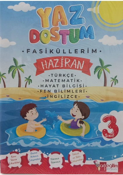 3.Sınıf Yaz Dostum Tatil Fasikülleri Yaz Tatili Tüm Dersler