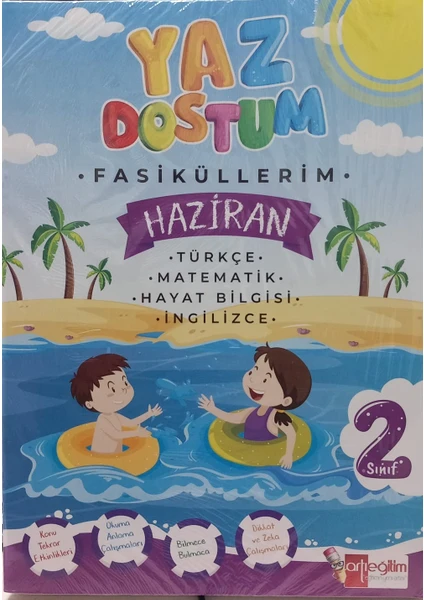 Artı Eğitim Yayınları  2.Sınıf Yaz Dostum Tatil Fasikülleri Yaz Tatili Tüm Dersler