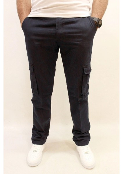 Meto1 Düz Paça Kanvas Erkek Askeri Kargo Pantolon Lacivert fiyatları