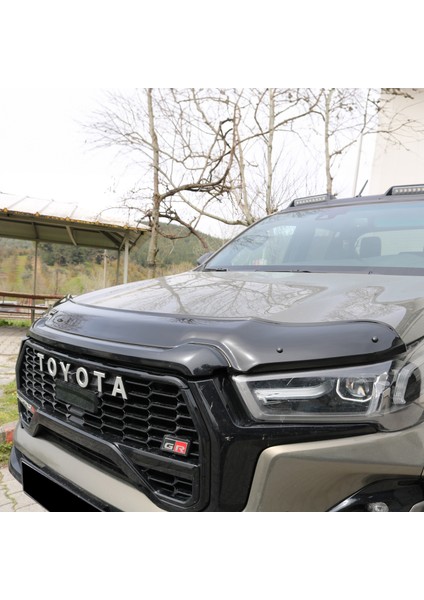 Toyata Hilux 2021- Uyumlu Kaput Rüzgarlığı 4mm