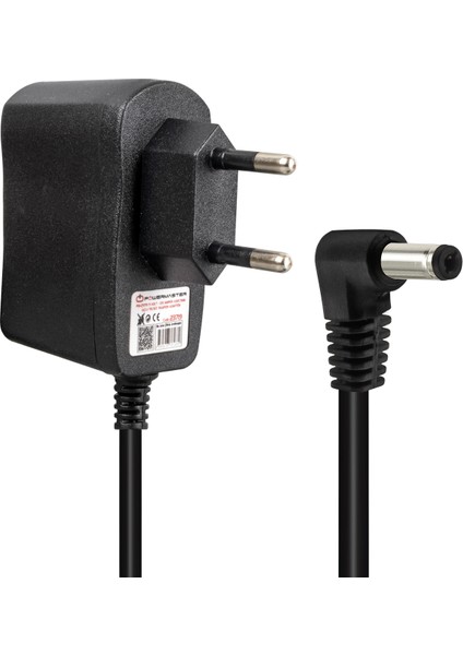 9 Volt 0.5 Amper 5.5*2.5 mm L Uçlu Panasonic Telsiz Telefon Adaptörü