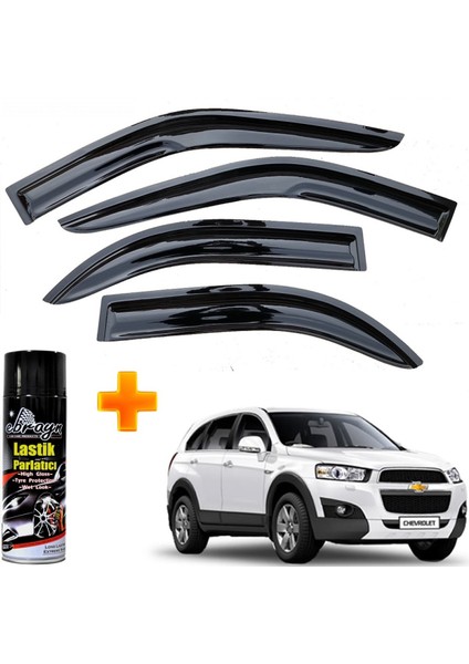 Chevrolet Captiva Uyumlu Mügen Cam Rüzgarlığı 2007-2015 Arası 4 Lü Takım +500ML Lastik Parlatıcı fiyatları