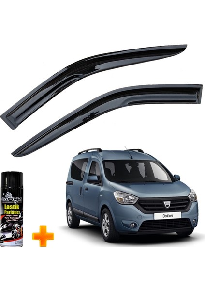 Dacia Dokker Mügen Cam Rüzgarlığı 2013 Sonrası 2 Li Takım +500ML Lastik Parlatıcı fiyatları