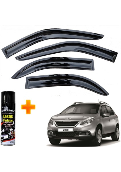 Peugeot 2008 Mügen Cam Rüzgarlığı 2012-2019 Arası 4 Lü Takım +500ML Lastik Parlatıcı fiyatları