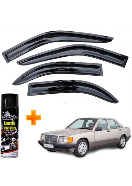 Mercedes 190E Mügen Cam Rüzgarlığı 4 Lü Takım +500ML Lastik Parlatıcı fiyatları