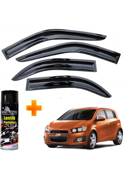 Chevrolet Aveo Mügen Cam Rüzgarlığı Hb 2012-2019 Arası 4 Lü Takım +500ML Lastik Parlatıcı fiyatları