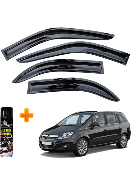 Opel Zafira Mügen Cam Rüzgarlığı 2000-2011 Arası 4 Lü Takım +500ML Lastik Parlatıcı fiyatları