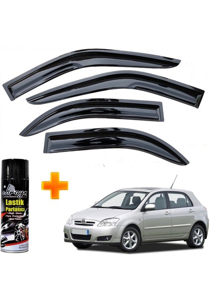 Toyota Corolla Hb Mügen Cam Rüzgarlığı 2001-2007 Arası 4 Lü Takım +500ML Lastik Parlatıcı fiyatları
